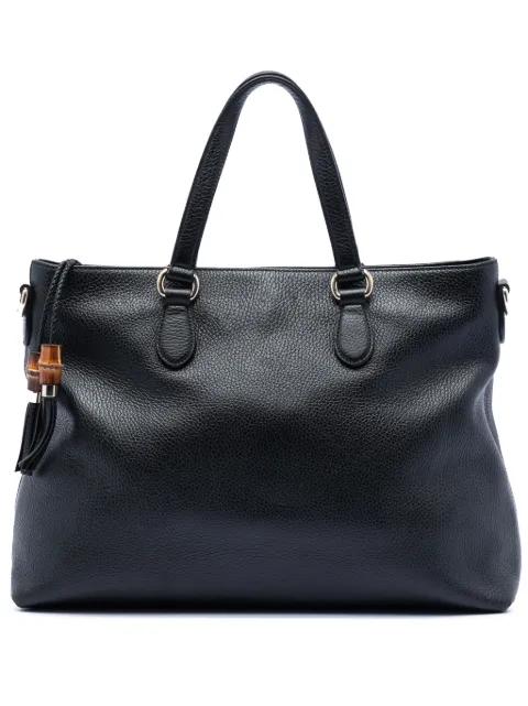 2016-2025 Leather Bamboo Tassel satchel by GUCCI 