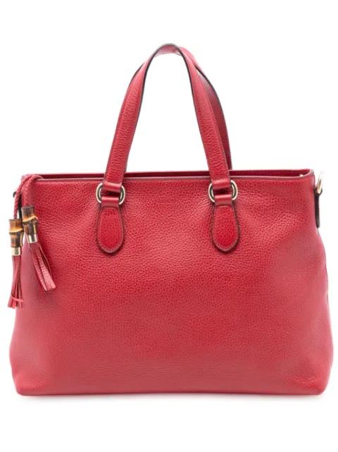 2016-2025 Leather Bamboo Tassel satchel by GUCCI 