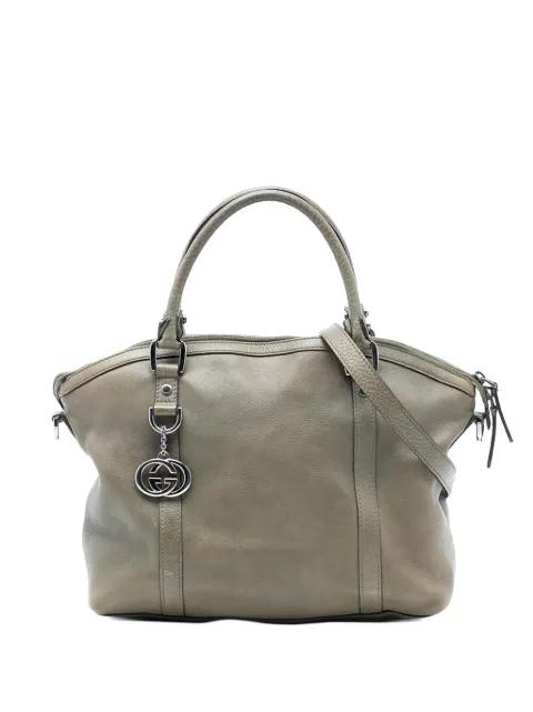 2016-2025 Leather GG Charm Dome satchel by GUCCI 
