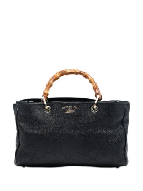 2016-2025 Medium Calfskin Bamboo Shopper satchel by GUCCI 
