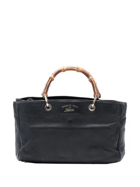 2016-2025 Medium Calfskin Bamboo Shopper satchel by GUCCI 