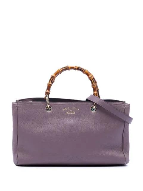 2016-2025 Medium Calfskin Bamboo Shopper satchel by GUCCI 