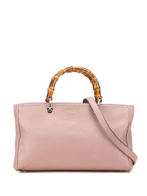 2016-2025 Medium Calfskin Bamboo Shopper satchel by GUCCI 