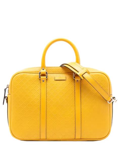 2016-2025 Medium Diamante Bright Leather business bag by GUCCI 