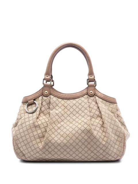2016-2025 Medium Diamante Canvas Sukey tote bag by GUCCI 