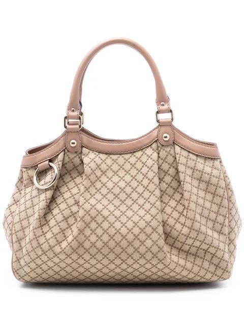 2016-2025 Medium Diamante Canvas Sukey tote bag by GUCCI 