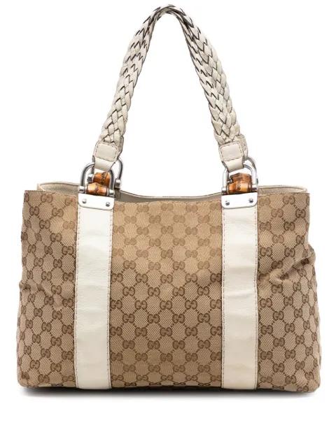 2016-2025 Medium GG Canvas Bamboo Libeccio tote bag by GUCCI 