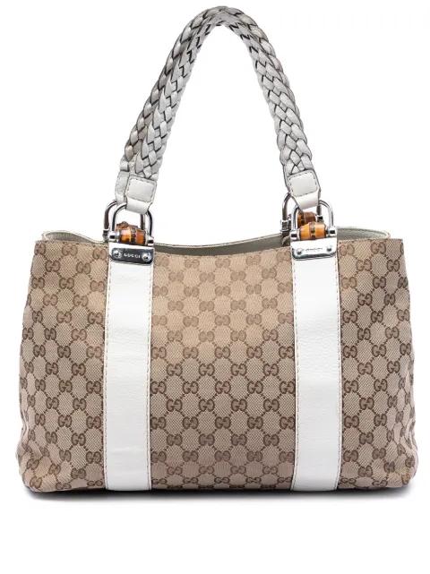 2016-2025 Medium GG Canvas Bamboo Libeccio tote bag by GUCCI 