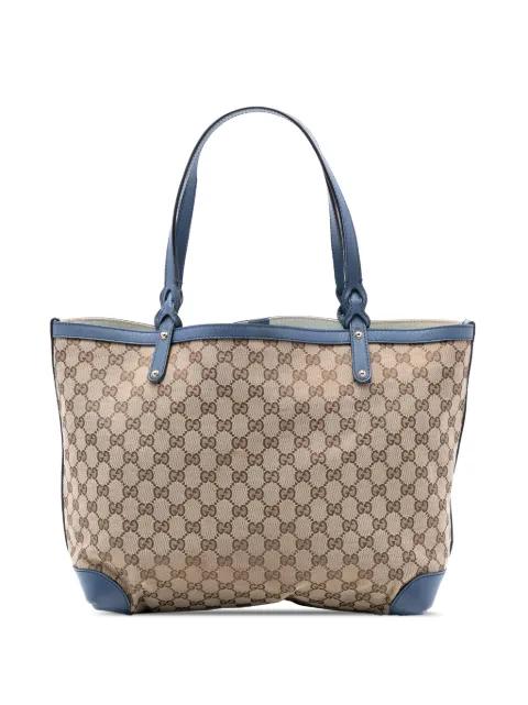 2016-2025 Medium GG Canvas Craft tote bag by GUCCI 