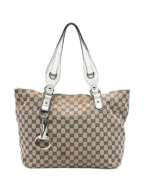 2016-2025 Medium GG Canvas Icon Bit tote bag by GUCCI 