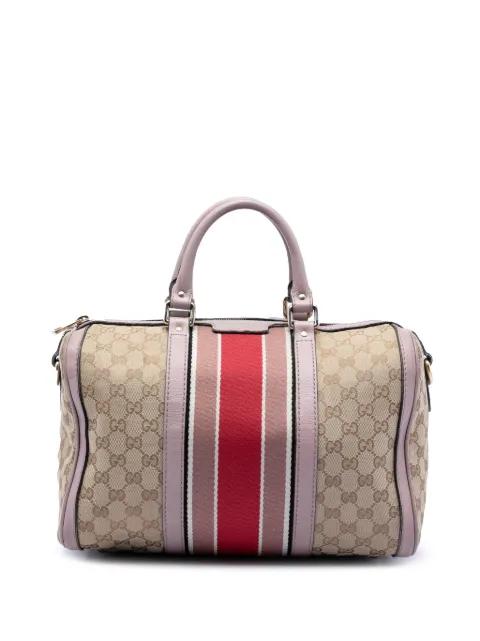 2016-2025 Medium GG Canvas Web Joy Boston Bag satchel by GUCCI 