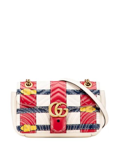 2016-2025 Medium GG Marmont Matelasse Leather Trompe L oeil shoulder bag by GUCCI 2016-2025 Medium GG Marmont Matelasse Leather Trompe L oeil shoulder bag by GUCCI