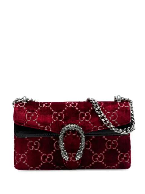 2016-2025 Medium GG Velvet Dionysus crossbody bag by GUCCI 2016-2025 Medium GG Velvet Dionysus crossbody bag by GUCCI