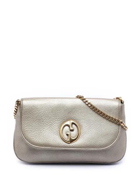2016-2025 Medium Leather 1973 Chain crossbody bag by GUCCI 