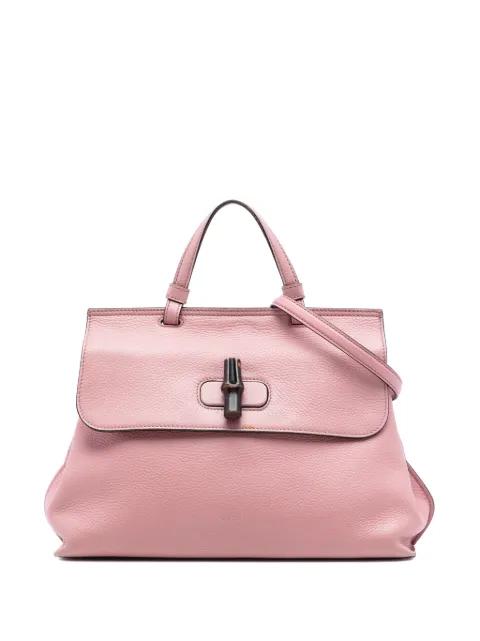2016-2025 Medium Leather Bamboo Daily satchel by GUCCI 