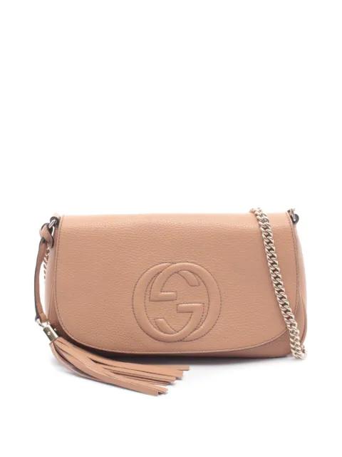 2016-2025 Medium Leather Soho Chain Flap crossbody bag by GUCCI 