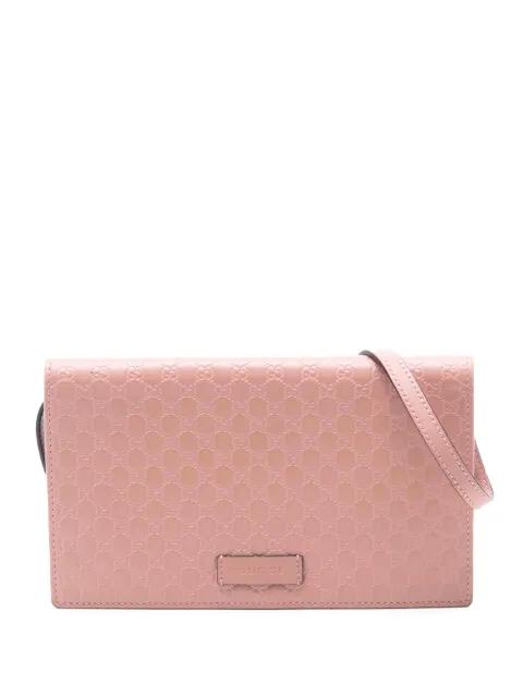 2016-2025 Microguccissima Wallet on Strap crossbody bag by GUCCI 