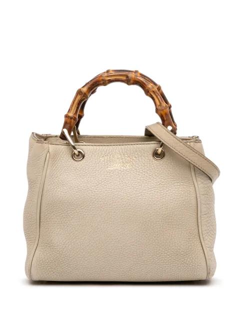 2016-2025 Mini Calfskin Bamboo Shopper satchel by GUCCI 
