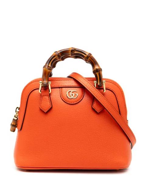 2016-2025 Mini Dollar Calfskin Bamboo Diana Dome satchel by GUCCI 
