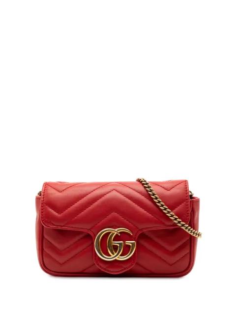 2016-2025 Mini GG Marmont Matelasse Leather Flap crossbody bag by GUCCI 