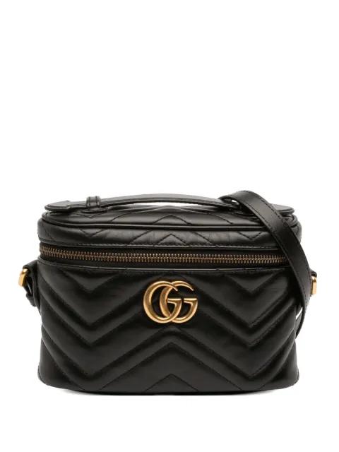 2016-2025 Mini GG Marmont Matelasse Leather Vanity Bag satchel by GUCCI 2016-2025 Mini GG Marmont Matelasse Leather Vanity Bag satchel by GUCCI