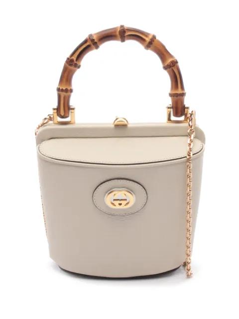 2016-2025 Mini Leather Bamboo Bucket satchel by GUCCI 