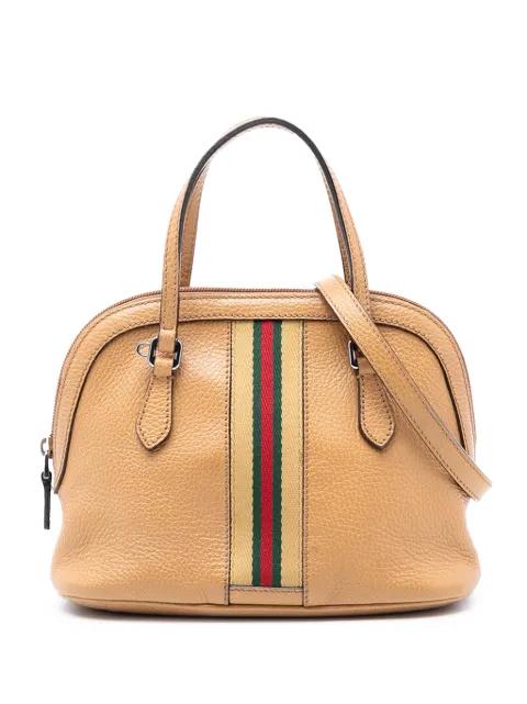 2016-2025 Mini Leather Web Dome satchel by GUCCI 