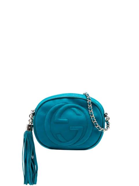 2016-2025 Mini Pebbled Calfskin Soho Chain crossbody bag by GUCCI 