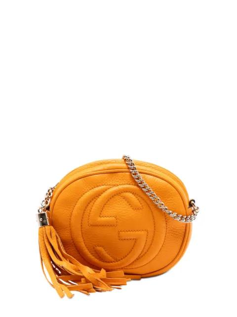 2016-2025 Mini Pebbled Calfskin Soho Chain crossbody bag by GUCCI 