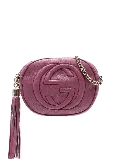 2016-2025 Mini Pebbled Calfskin Soho Chain crossbody bag by GUCCI 