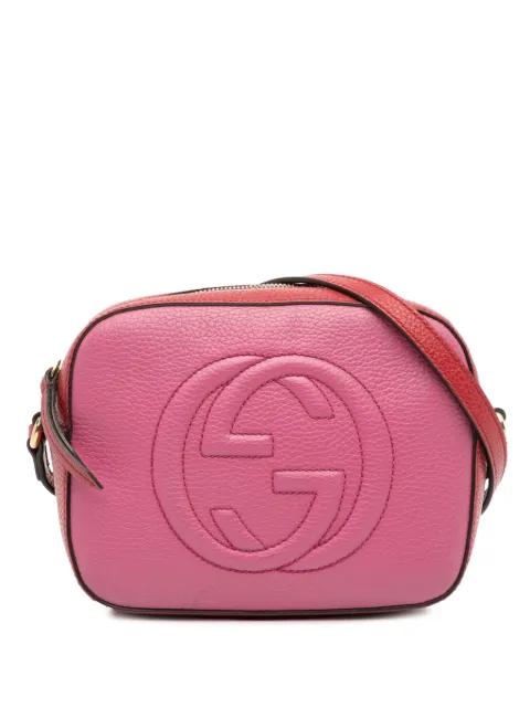 2016-2025 Small Bicolor Leather Soho Disco crossbody bag by GUCCI 