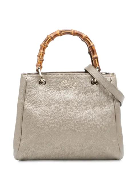 2016-2025 Small Calfskin Bamboo Shopper satchel by GUCCI 