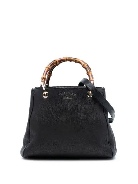 2016-2025 Small Calfskin Bamboo Shopper satchel by GUCCI 