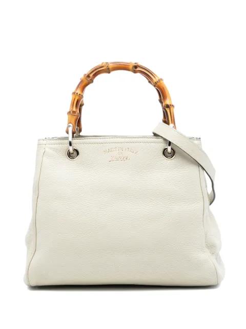 2016-2025 Small Calfskin Bamboo Shopper satchel by GUCCI 