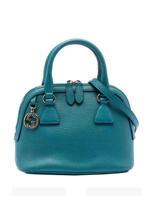2016-2025 Small Dollar Calfskin GG Charm Dome satchel by GUCCI 