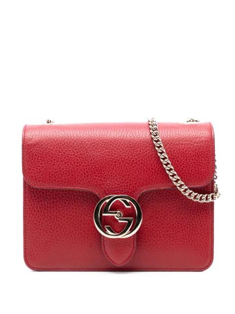 2016-2025 Small Dollar Calfskin Interlocking G crossbody bag by GUCCI 