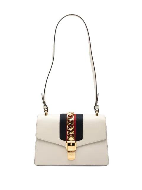 2016-2025 Small Leather Sylvie Web satchel by GUCCI 