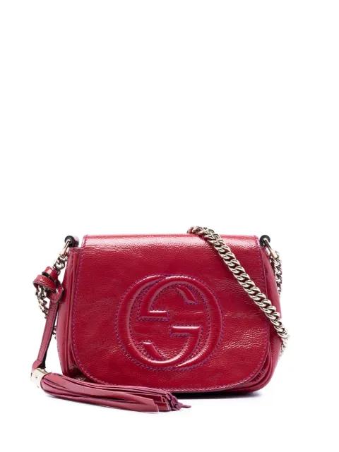 2016-2025 Small Patent Soho Chain Flap crossbody bag by GUCCI 