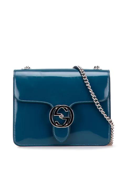 2016-2025 Small Polished Calfskin Interlocking G Dollar crossbody bag by GUCCI 