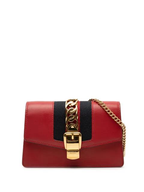 2016-2025 Super Mini Leather Sylvie Chain crossbody bag by GUCCI 
