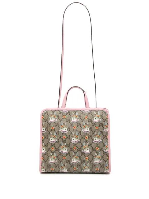 2016-2025 Yuko Higuchi GG Supreme Floral Rabbit satchel by GUCCI 