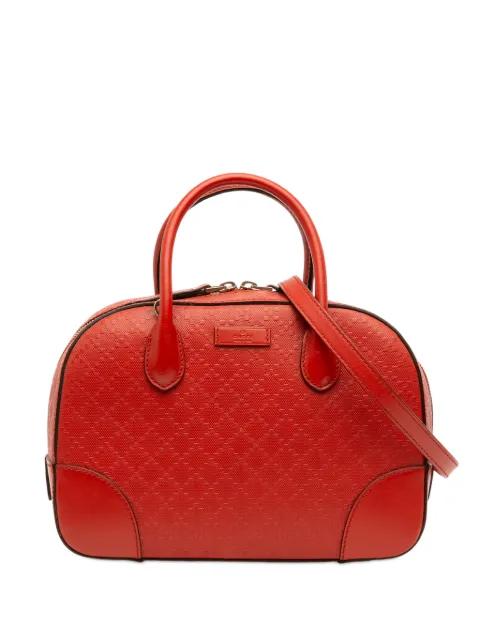 2016-2026 Diamante Bright Leather satchel by GUCCI 