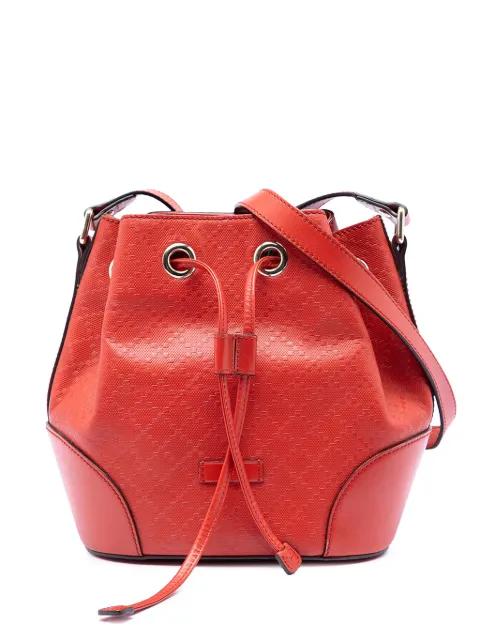2016-2026 Diamante Leather Bright bucket bag by GUCCI 