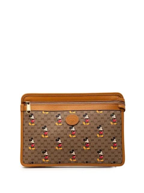 2016-2026 Disney Micro GG Supreme Mickey Mouse clutch bag by GUCCI 