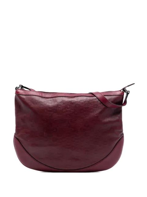 2016-2026 Embossed Leather Horsebit crossbody bag by GUCCI 