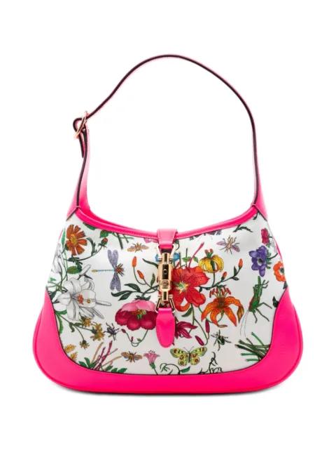 2016-2026 Flora Canvas Jackie O Bouvier shoulder bag by GUCCI 