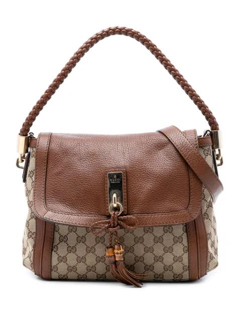 2016-2026 GG Canvas Bella Flap satchel by GUCCI 
