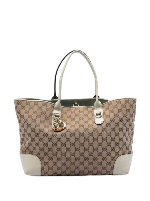 2016-2026 GG Canvas Heart Bit tote bag by GUCCI 