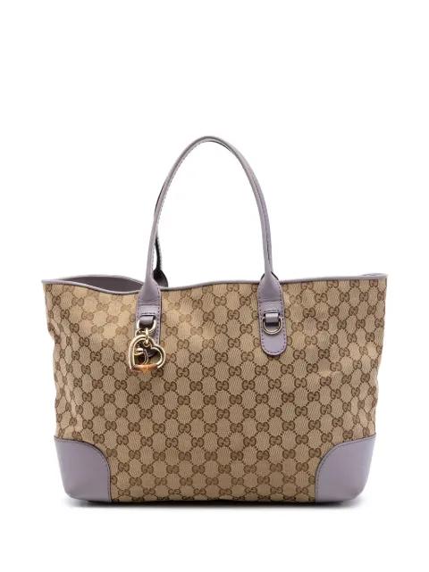 2016-2026 GG Canvas Heart Bit tote bag by GUCCI 