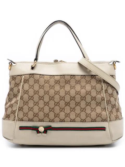 2016-2026 GG Canvas Web Mayfair satchel by GUCCI 